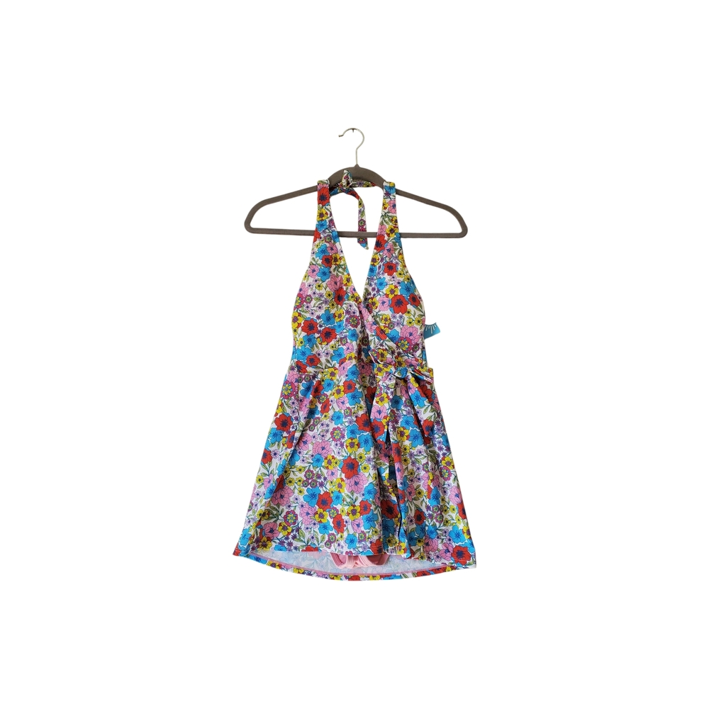 New Womens Draper James RSVP Floral Multicolor One Piece Swimsuit Beach Pool NWT